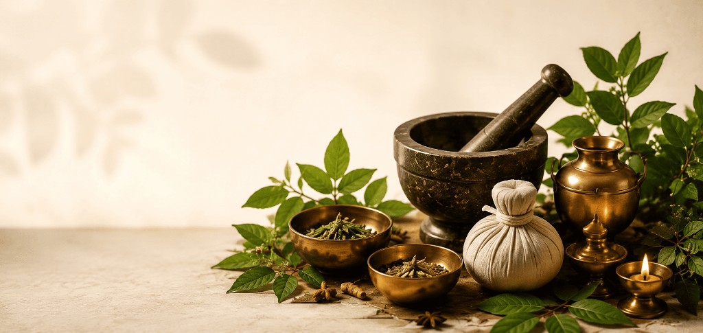 Ayurvedic tools and herbs